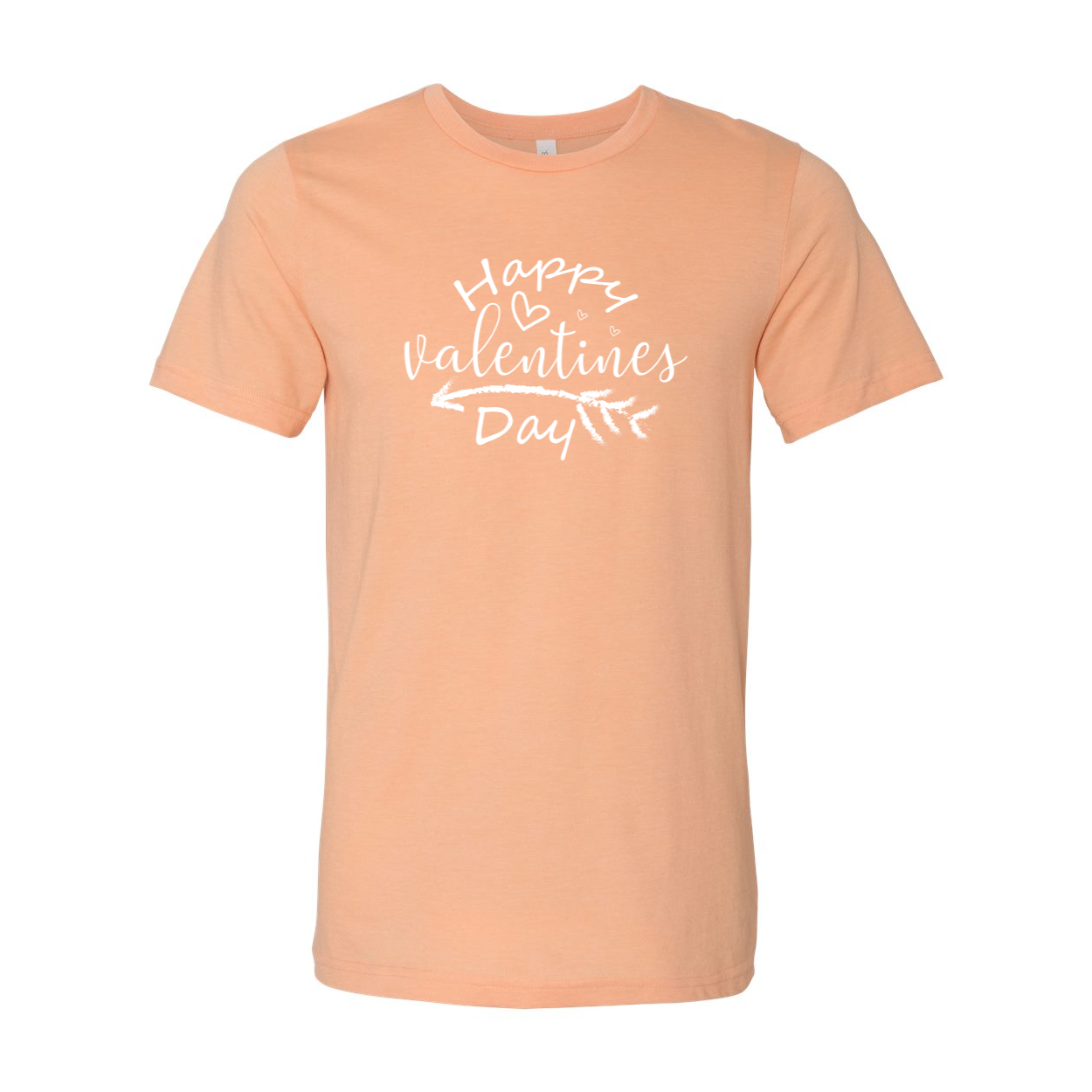 VAL0133 Happy Valentines Day Shirt in various colors, showcasing its soft fabric and stylish design.