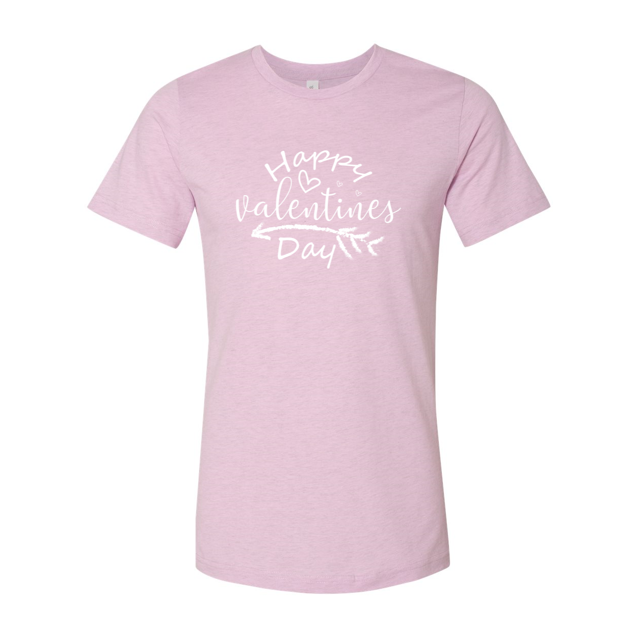 VAL0133 Happy Valentines Day Shirt in various colors, showcasing its soft fabric and stylish design.