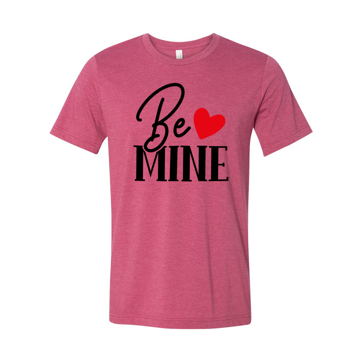 VAL0134 Be Mine Shirt in various colors, showcasing its soft fabric and stylish design.