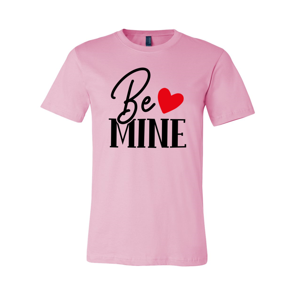 VAL0134 Be Mine Shirt in various colors, showcasing its soft fabric and stylish design.