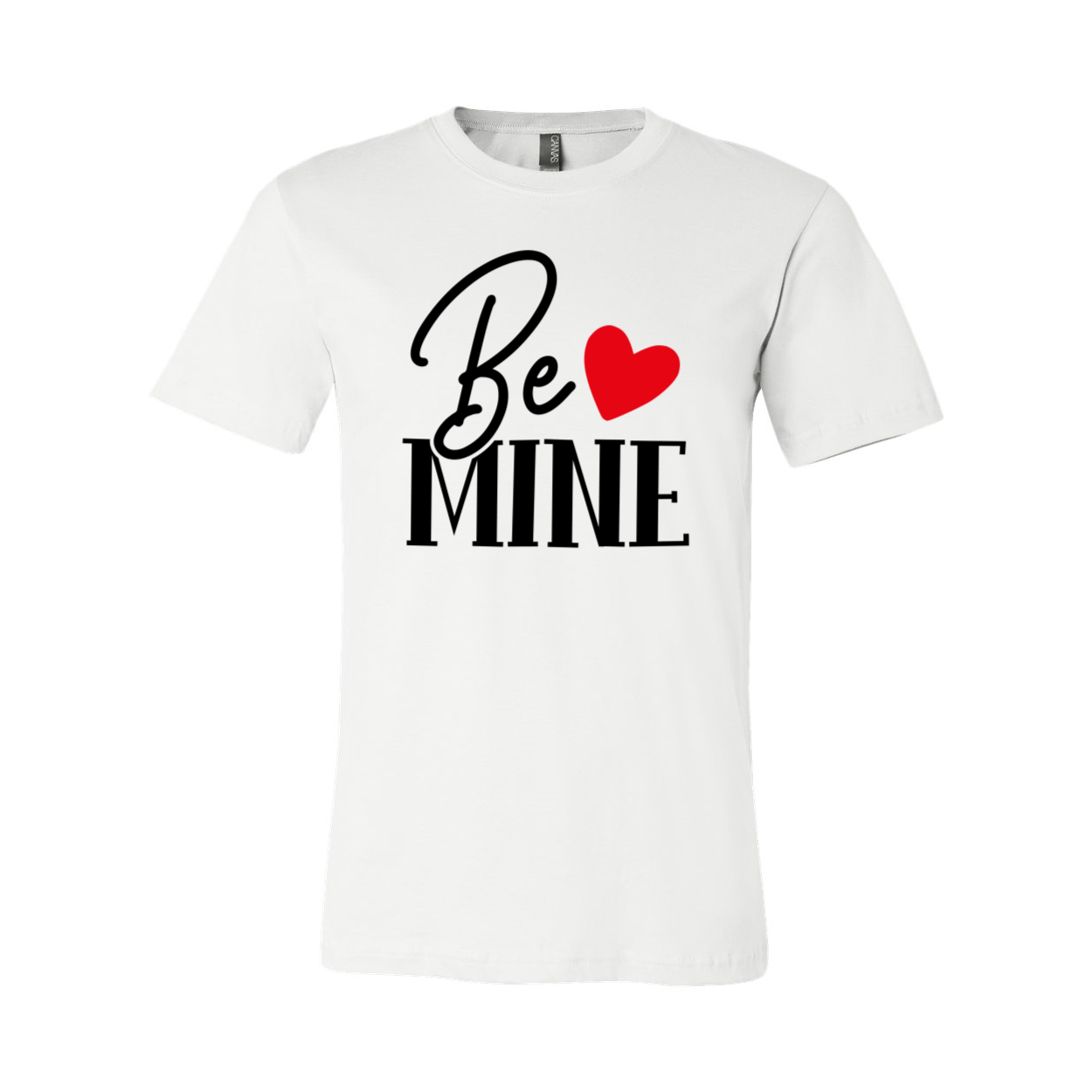 VAL0134 Be Mine Shirt in various colors, showcasing its soft fabric and stylish design.