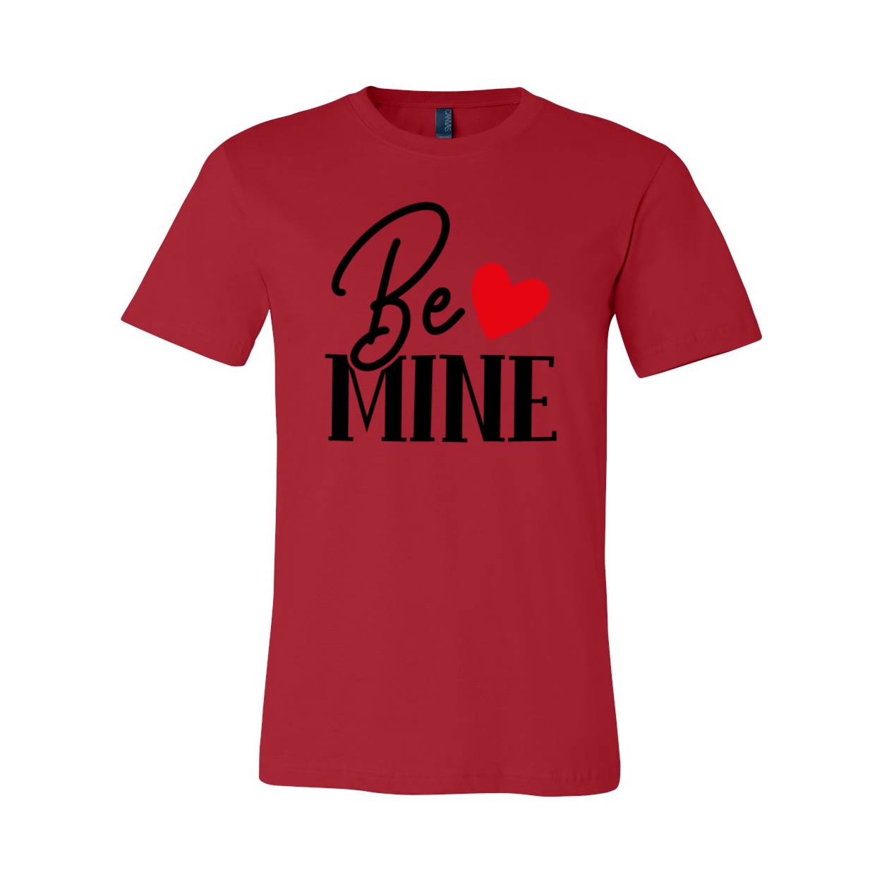 VAL0134 Be Mine Shirt in various colors, showcasing its soft fabric and stylish design.