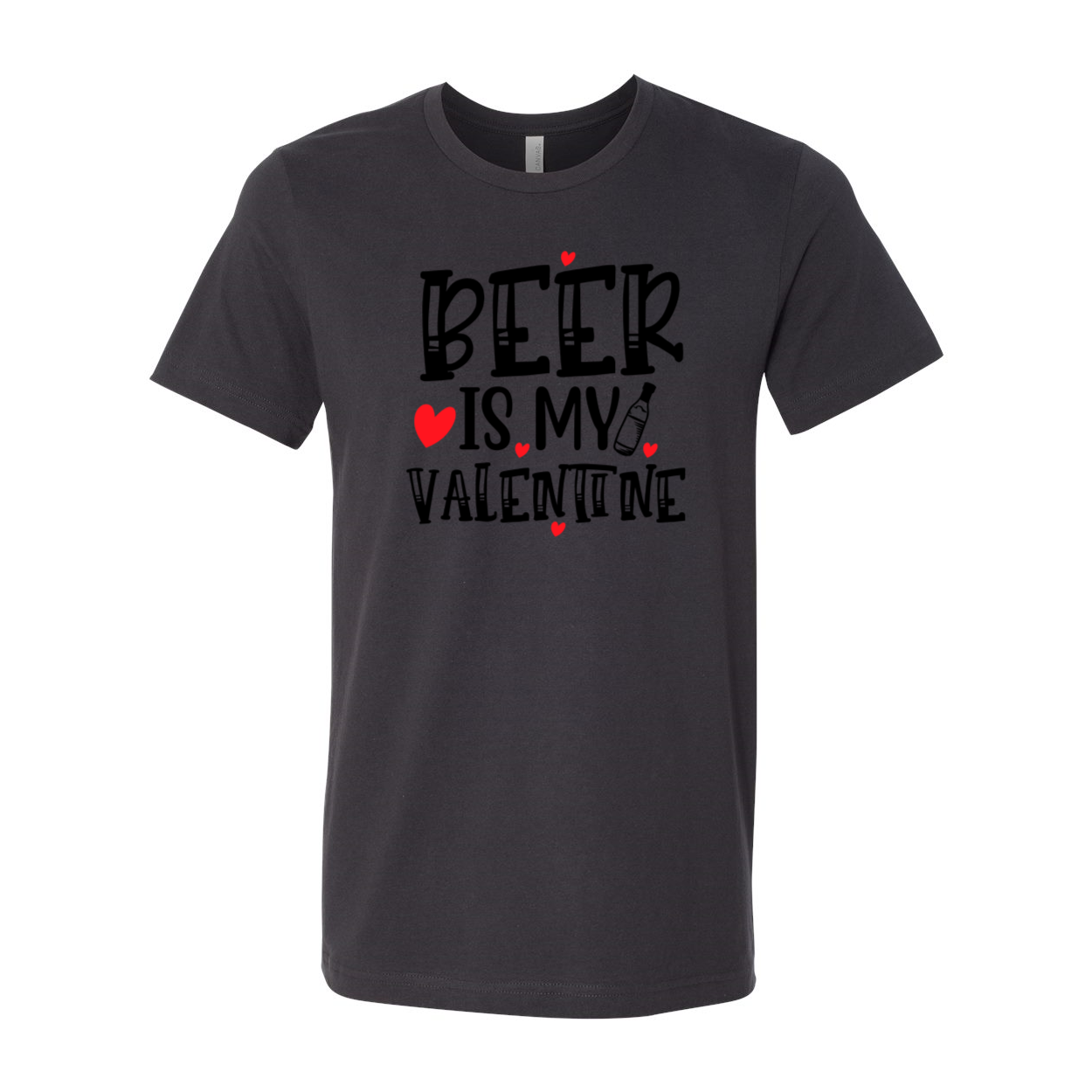 VAL0135 Beer Is My Valentine Shirt in various colors, showcasing its comfortable fit and high-quality print design.