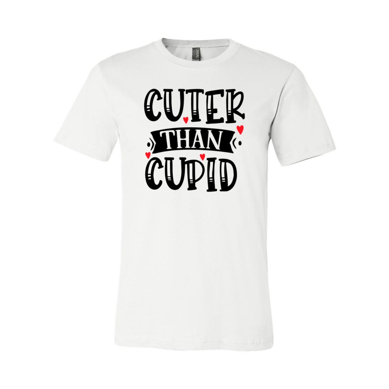 VAL0141 Cuter Than Cupid Shirt in various colors, showcasing its soft fabric and stylish design.