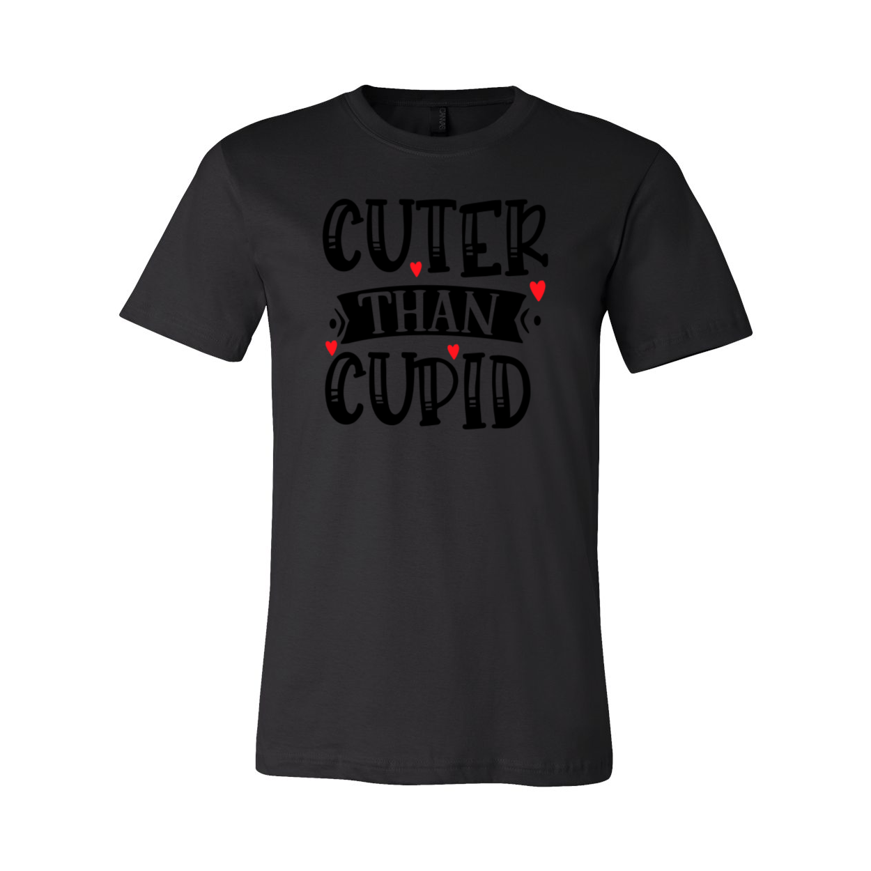 VAL0141 Cuter Than Cupid Shirt in various colors, showcasing its soft fabric and stylish design.