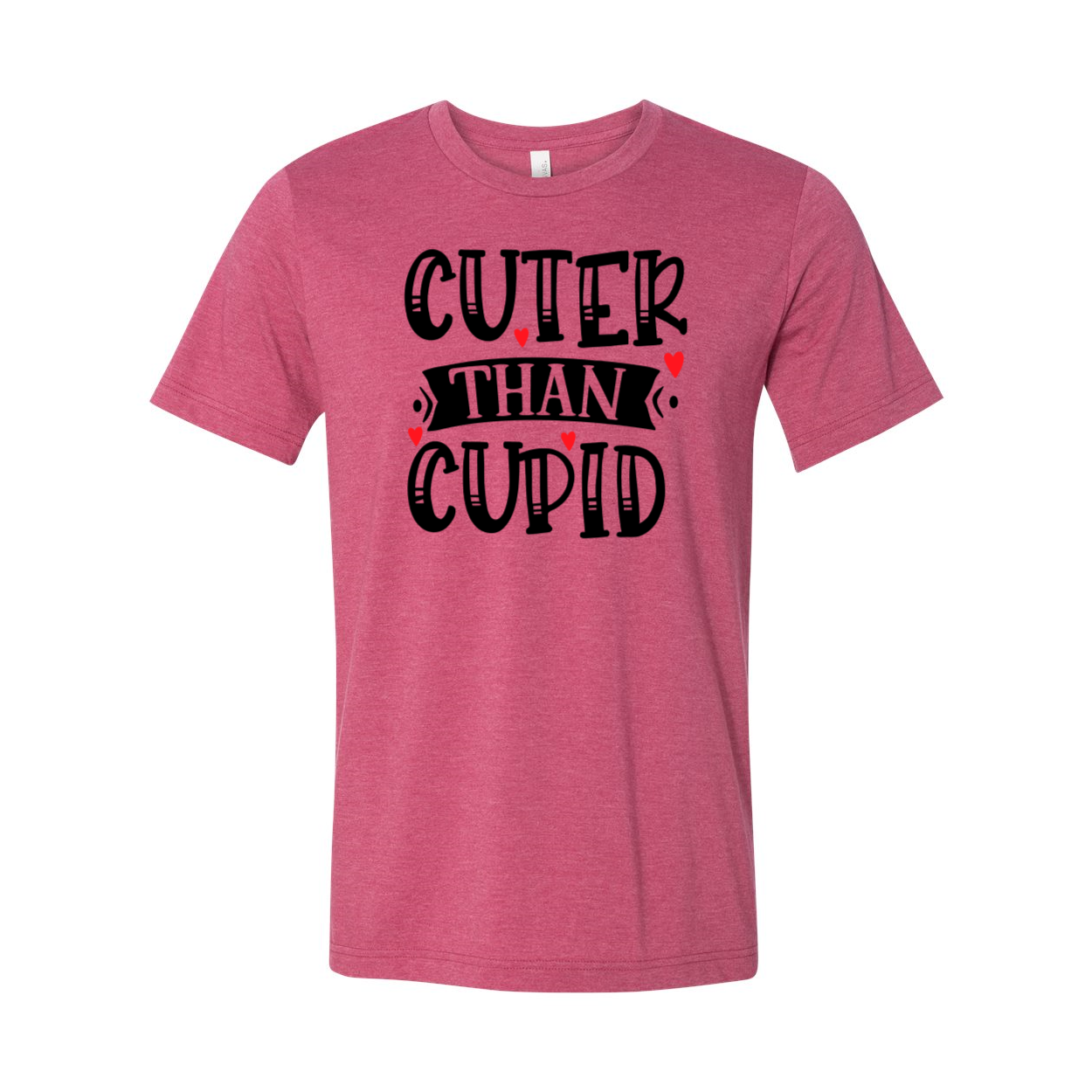 VAL0141 Cuter Than Cupid Shirt in various colors, showcasing its soft fabric and stylish design.