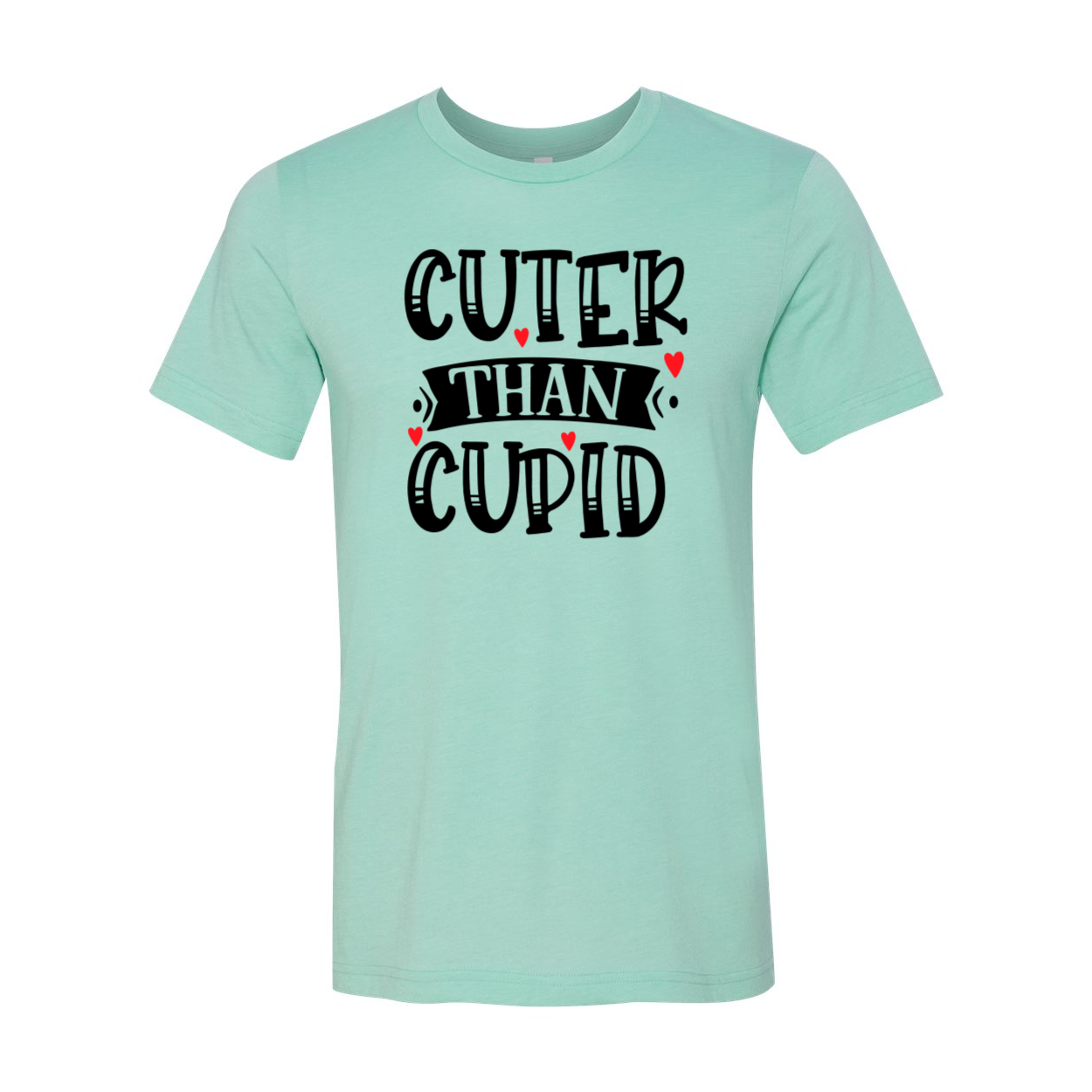 VAL0141 Cuter Than Cupid Shirt in various colors, showcasing its soft fabric and stylish design.