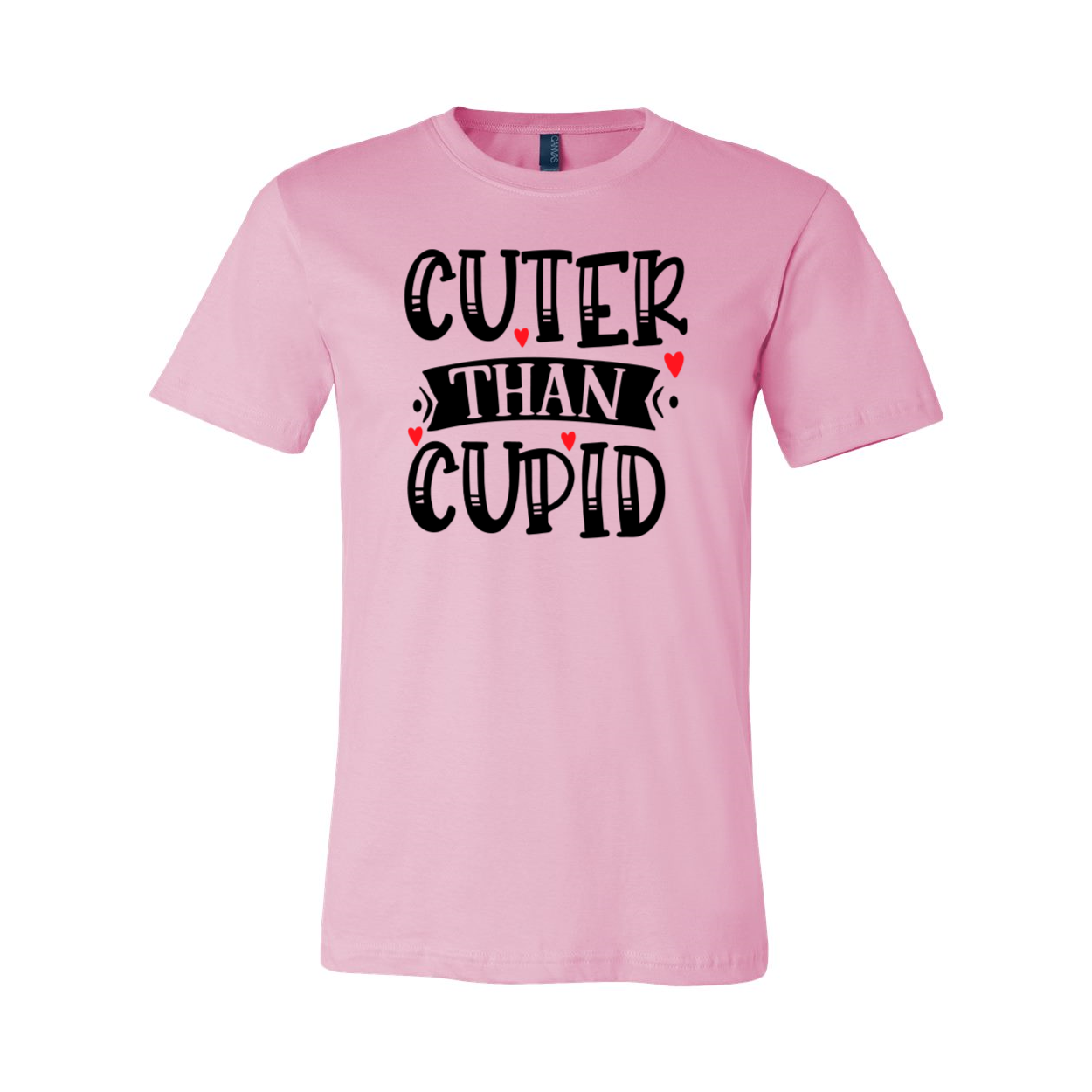 VAL0141 Cuter Than Cupid Shirt in various colors, showcasing its soft fabric and stylish design.