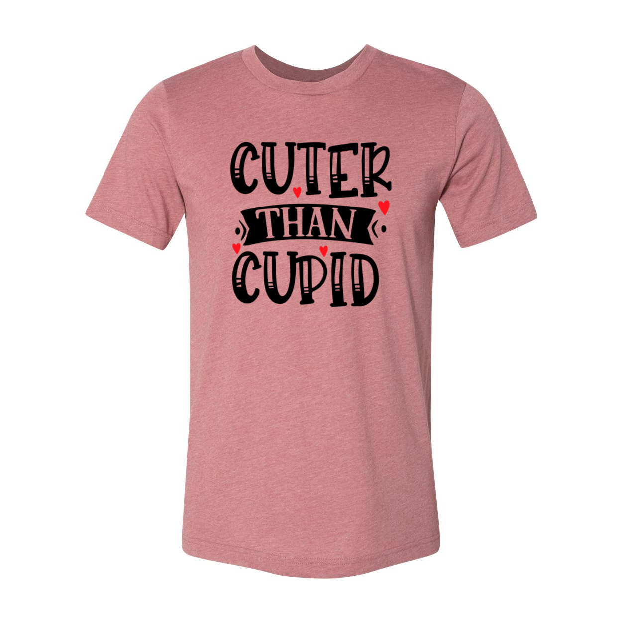 VAL0141 Cuter Than Cupid Shirt in various colors, showcasing its soft fabric and stylish design.