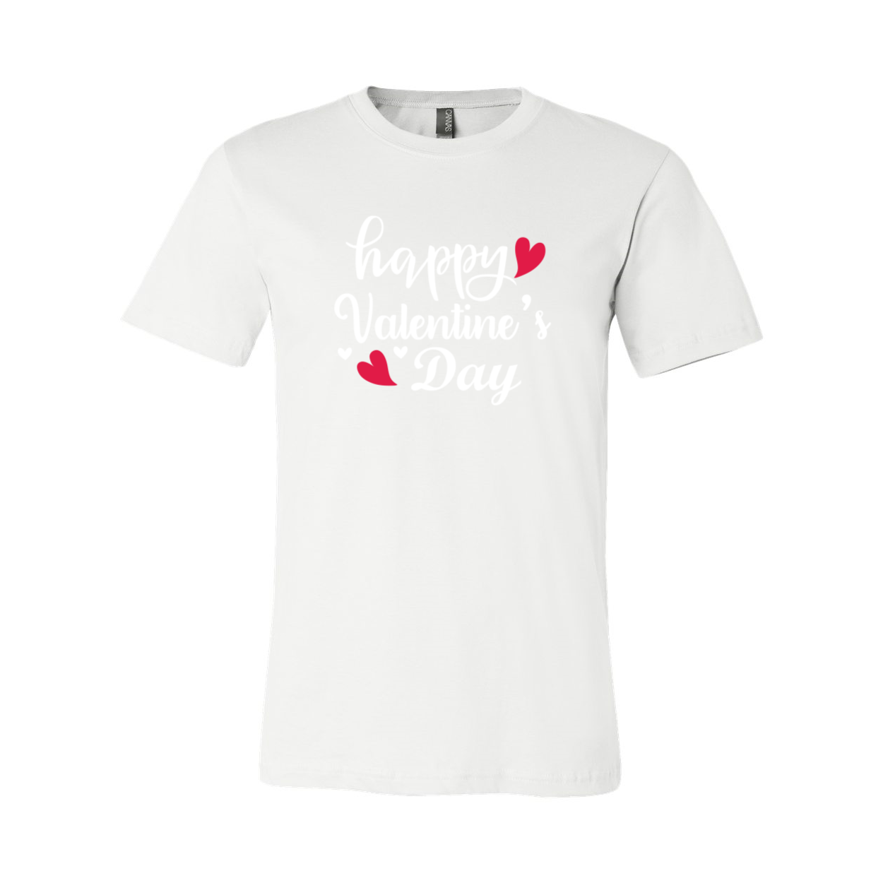 VAL0226 Happy Valentines Day Shirt in various colors, showcasing its comfortable fit and high-quality print.