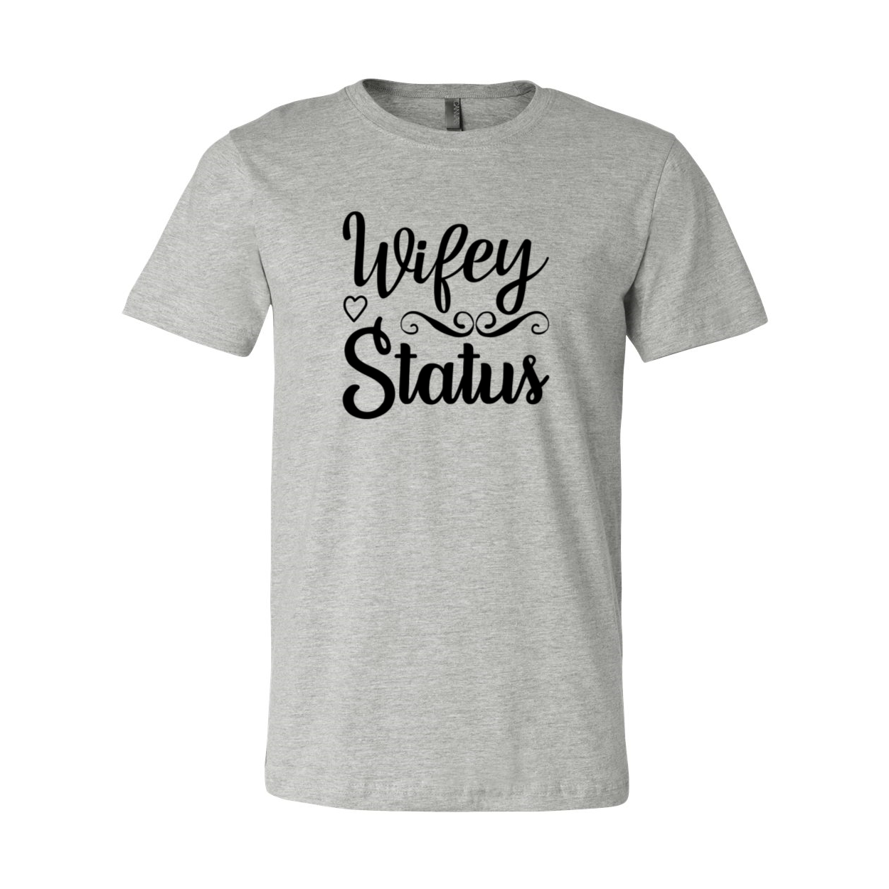 Wifey Status Shirt in various colors, showcasing its comfortable fit and stylish design.