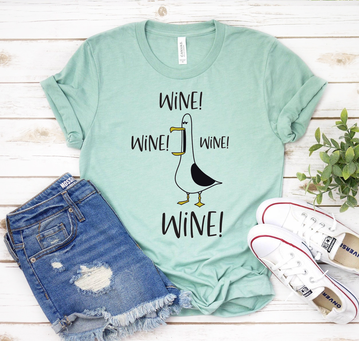 A stylish unisex Wine T-shirt made from 100% cotton, featuring a classic design suitable for wine lovers.