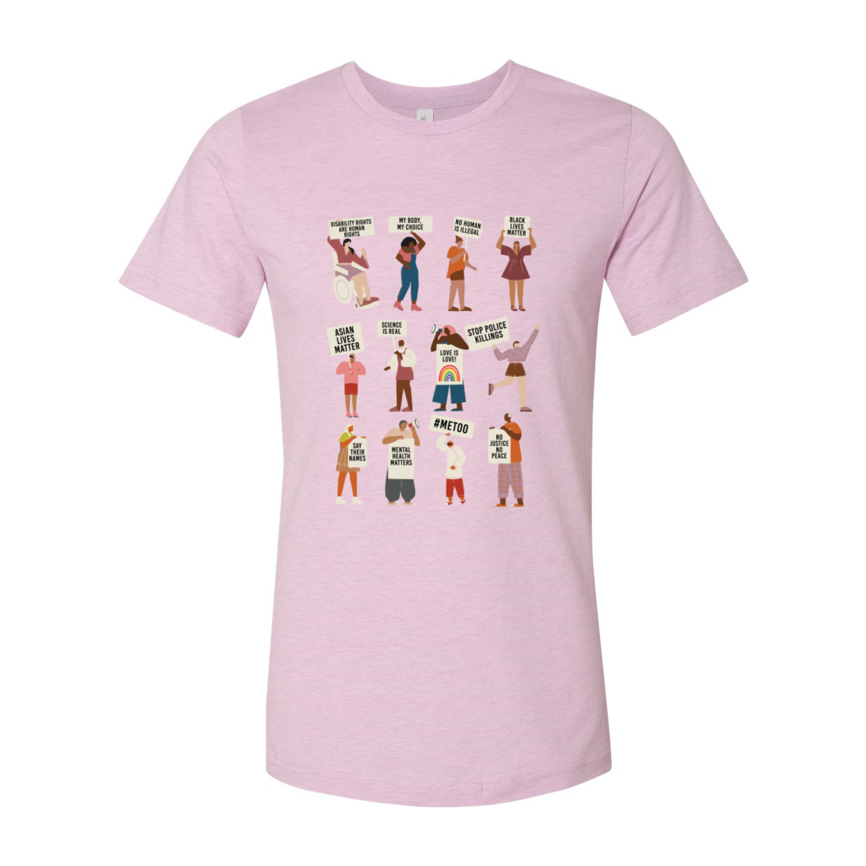 Women Power Feminist Shirt in various colors, showcasing its comfortable fit and empowering design.