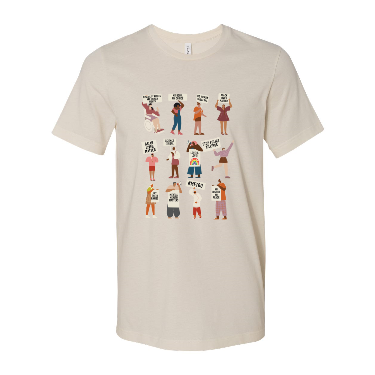 Women Power Feminist Shirt in various colors, showcasing its comfortable fit and empowering design.