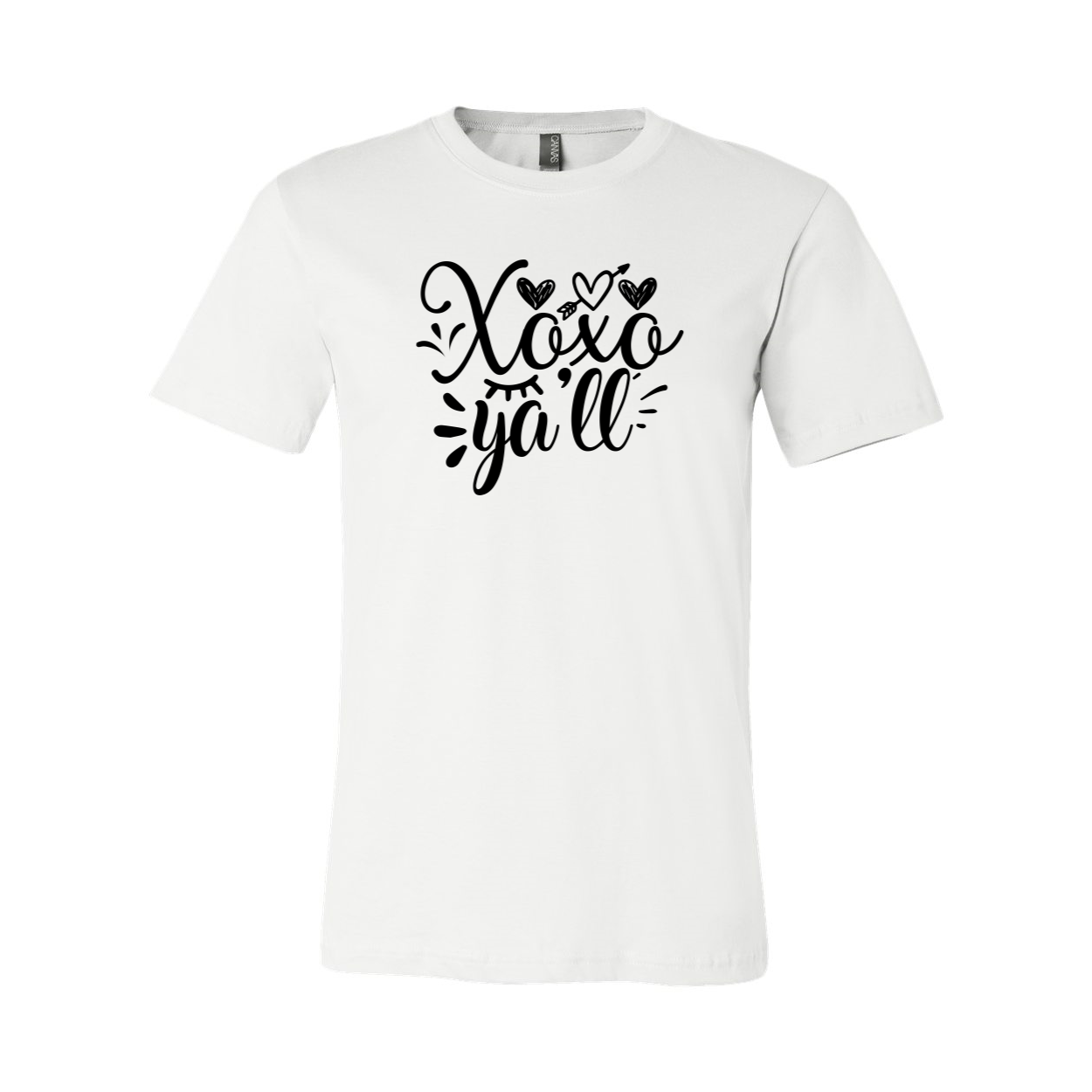 Xoxo Ya All Shirt in various colors, showcasing its unisex design and comfortable fit.