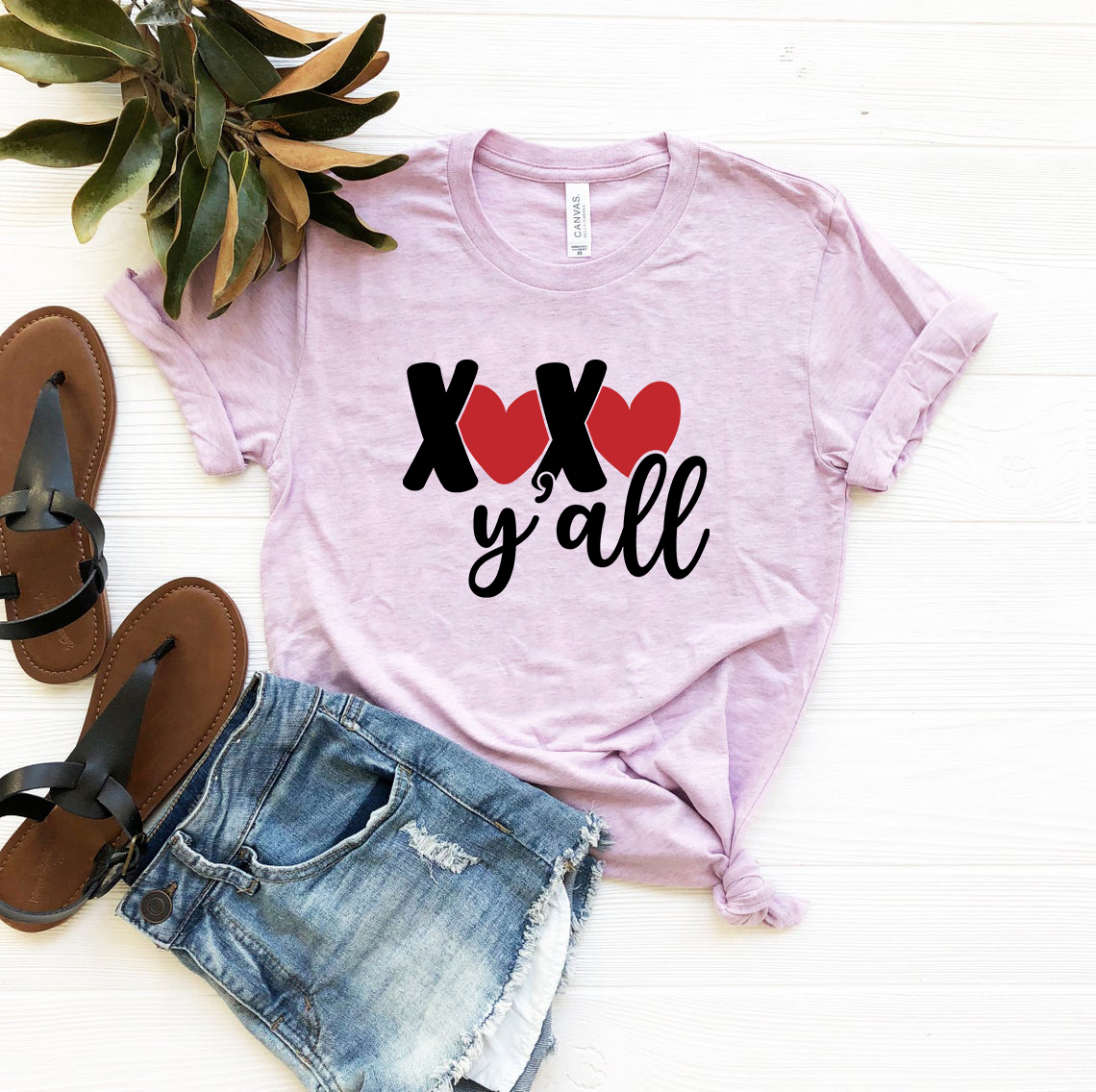 Xoxo Yall Shirt in various colors, showcasing its comfortable fit and stylish design.