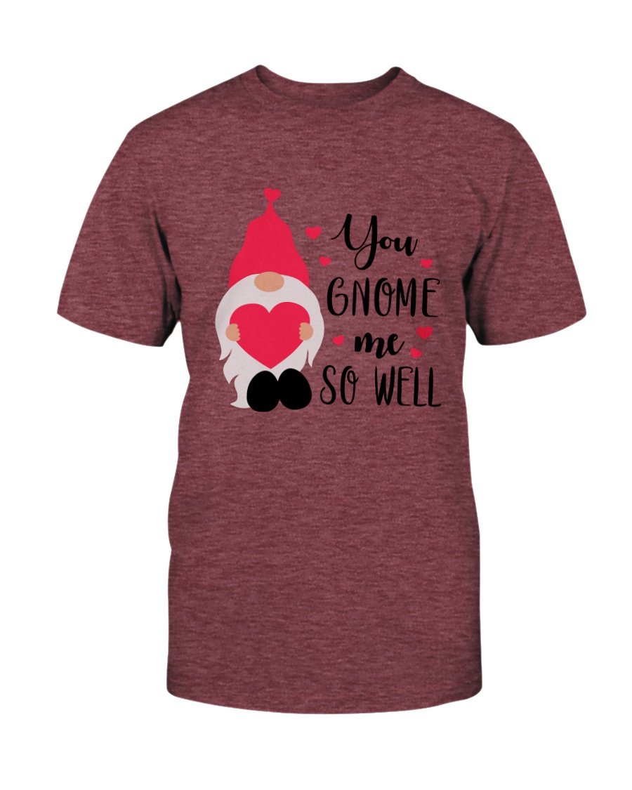 You Gnome Me So Well Shirt in various colors, showcasing its soft fabric and stylish design.