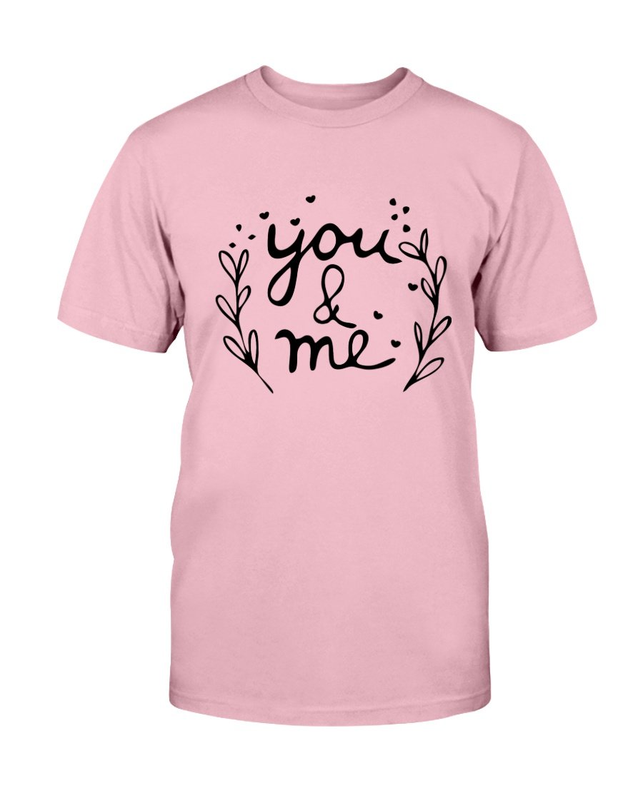 You & Me Shirt in various colors, showcasing its soft fabric and stylish design.