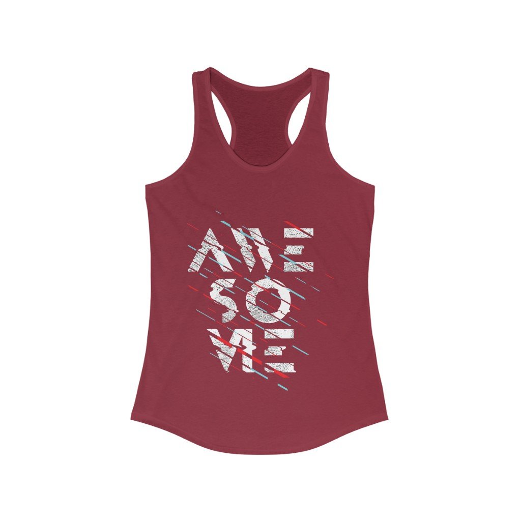 Main Awesome Racerback Tank Top image