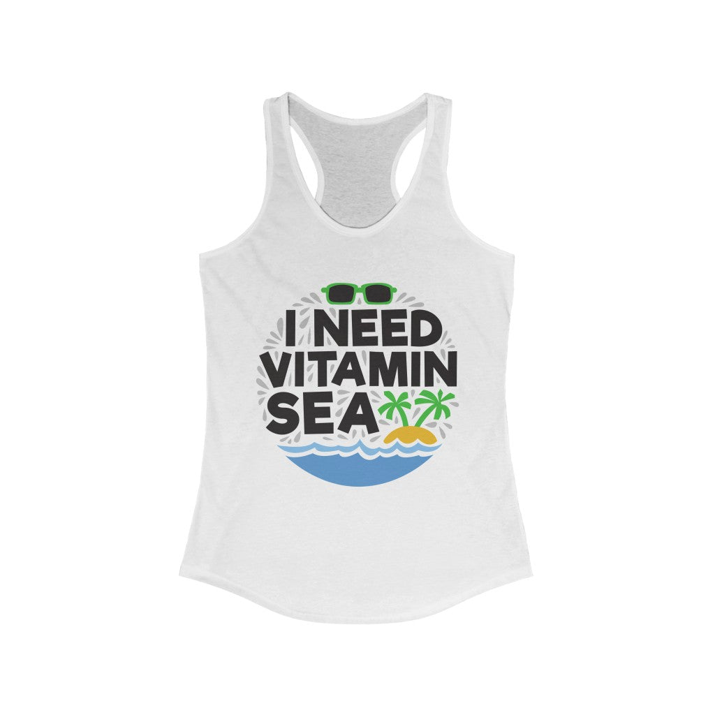 Main I Need Vitamin Sea Racerback Tank Top image