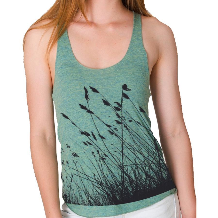 Nature Mind Racerback Tank in soft fabric, featuring a stylish racerback design, perfect for workouts and casual wear.