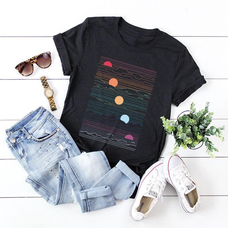 A stylish 100% cotton Eclipse Graphic Tee featuring a classic crew neckline and short sleeves, perfect for casual wear.