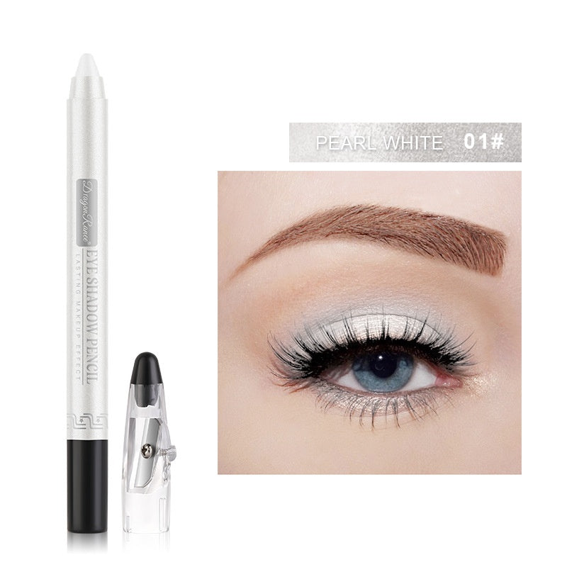 A dual-ended pearly eyeshadow pen showcasing rich color and shimmer for versatile eye makeup.