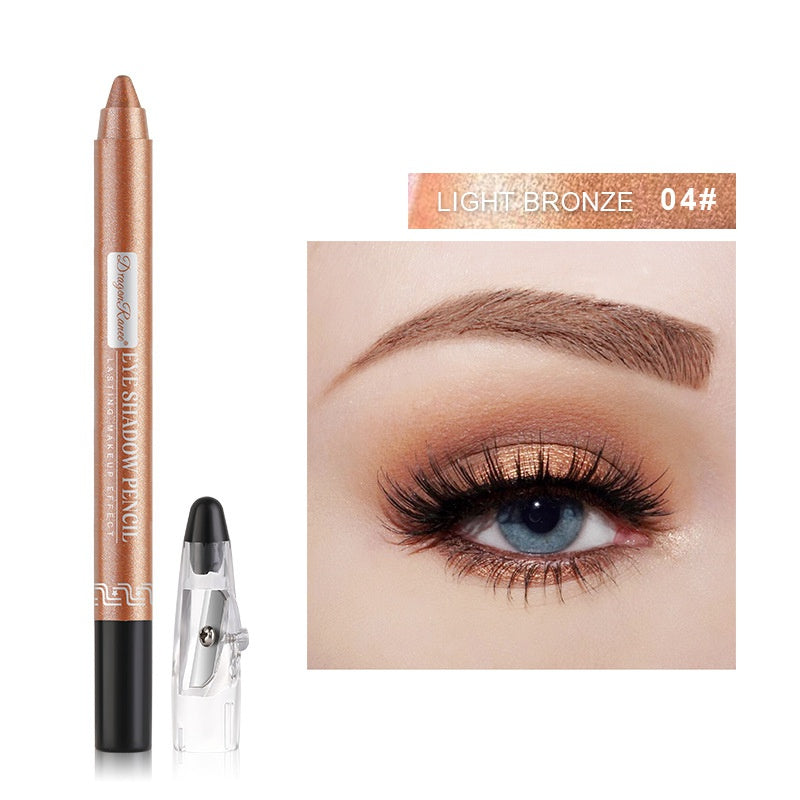 A dual-ended pearly eyeshadow pen showcasing rich color and shimmer for versatile eye makeup.