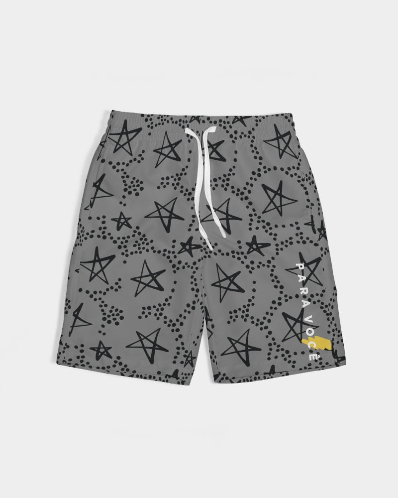 2882Junior™ Pre-Punk-Prep Boys Swim Trunk featuring edgy design, lightweight fabric, and UPF 50+ protection.