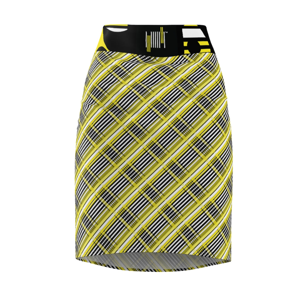 2882Sport™ Dark Academia Classic Plaid Pencil Skirt featuring a tailored fit and classic plaid pattern, ideal for professional and formal occasions.