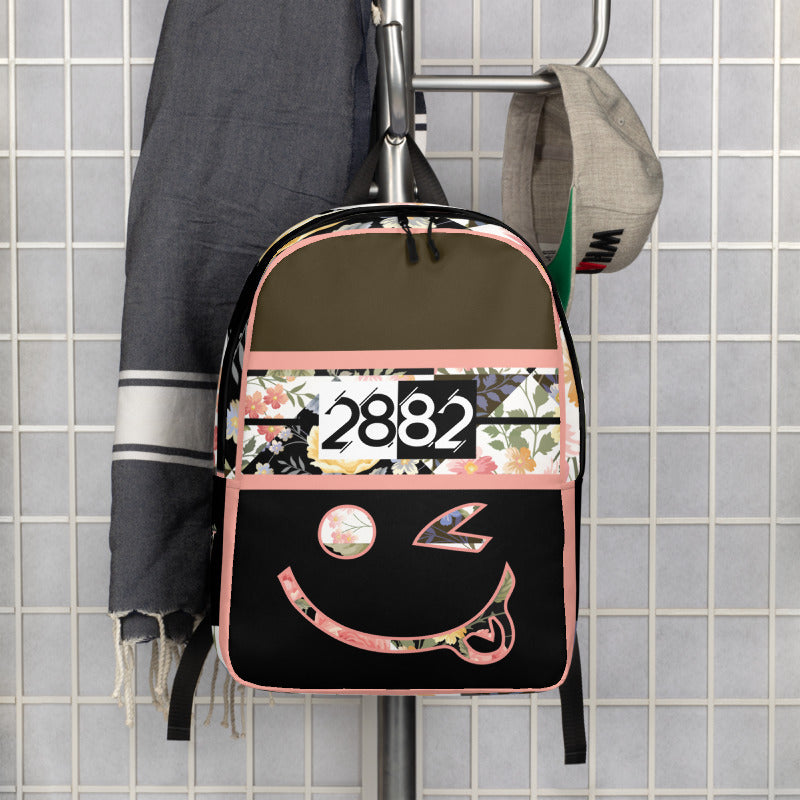 2882Sport 'Fit My Mood' Midnight Blooms Backpack featuring a vibrant floral design, spacious compartments, and padded ergonomic straps.