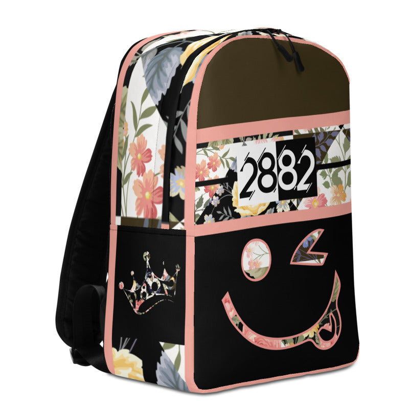 2882Sport 'Fit My Mood' Midnight Blooms Backpack featuring a vibrant floral design, spacious compartments, and padded ergonomic straps.