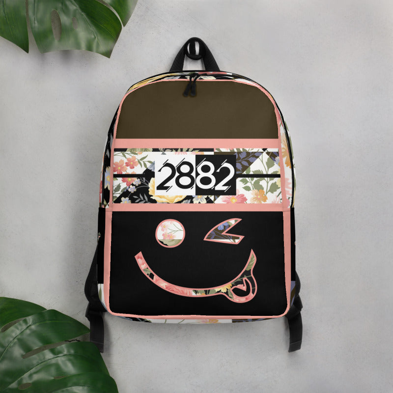 2882Sport 'Fit My Mood' Midnight Blooms Backpack featuring a vibrant floral design, spacious compartments, and padded ergonomic straps.