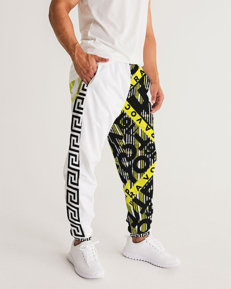 2882Sport™ Greeky Prepster Men's Track Pants featuring a stylish Greek-inspired design with a relaxed fit and zip pockets.