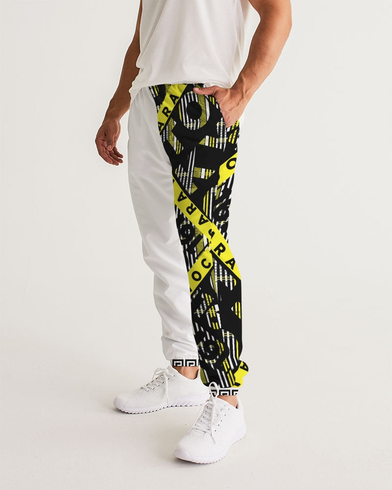 2882Sport™ Greeky Prepster Men's Track Pants featuring a stylish Greek-inspired design with a relaxed fit and zip pockets.