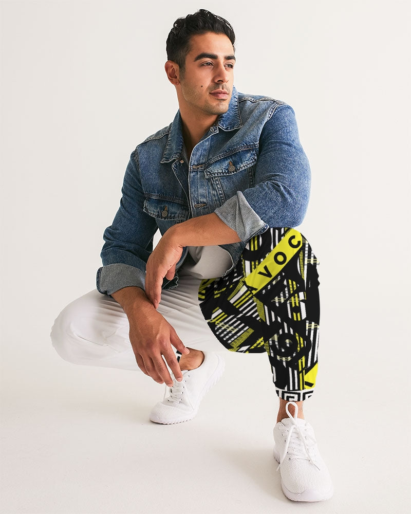 2882Sport™ Greeky Prepster Men's Track Pants featuring a stylish Greek-inspired design with a relaxed fit and zip pockets.