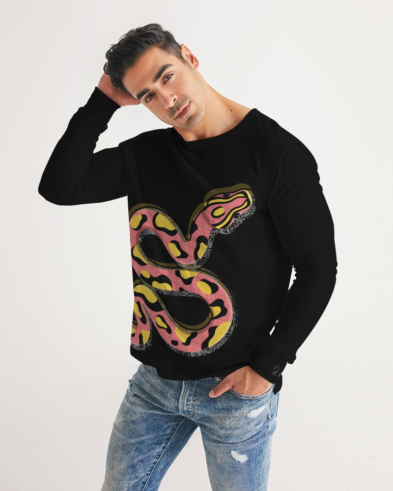 2882Sport™ Pre-Punk-Prep Men's Long Sleeve Tee featuring a striking snake design, perfect for stylish comfort.