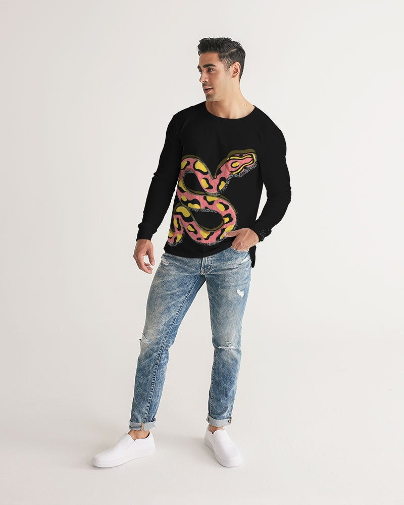 2882Sport™ Pre-Punk-Prep Men's Long Sleeve Tee featuring a striking snake design, perfect for stylish comfort.