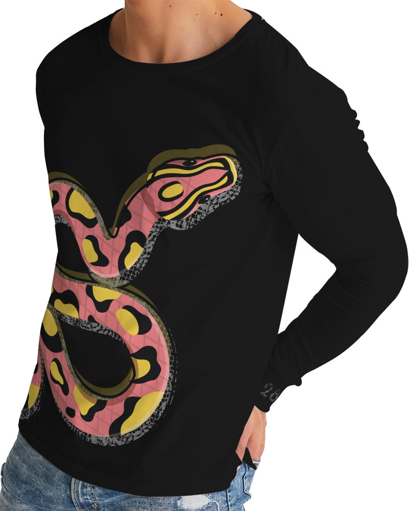 2882Sport™ Pre-Punk-Prep Men's Long Sleeve Tee featuring a striking snake design, perfect for stylish comfort.