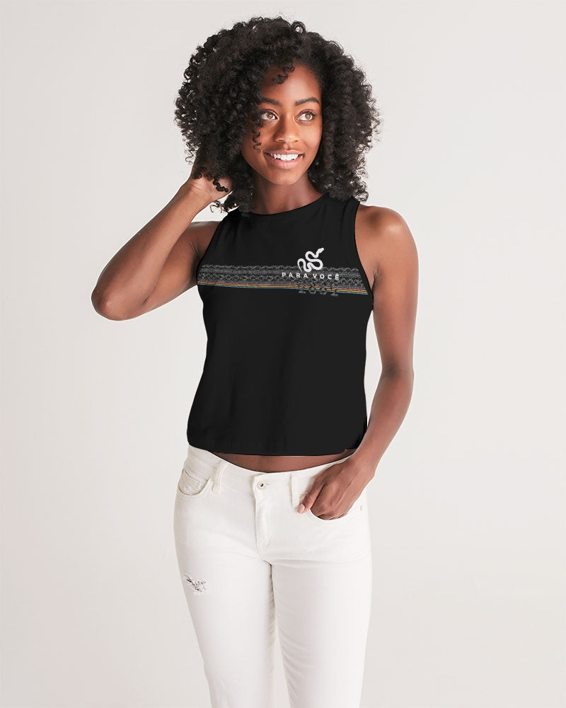 2882Sport™ Pre-Punk-Prep Women's Cropped Tank featuring a soft fabric, crew neckline, and stylish cropped design.