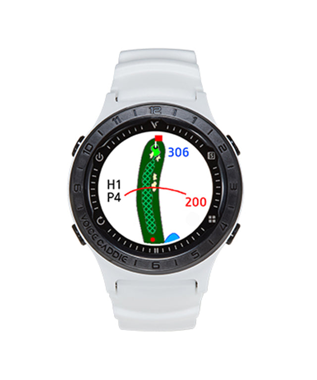 A2 Hybrid Golf GPS Watch with Slope showcasing a color touchscreen and sleek design, perfect for golfers.