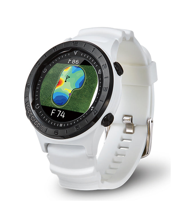 A2 Hybrid Golf GPS Watch with Slope showcasing a color touchscreen and sleek design, perfect for golfers.