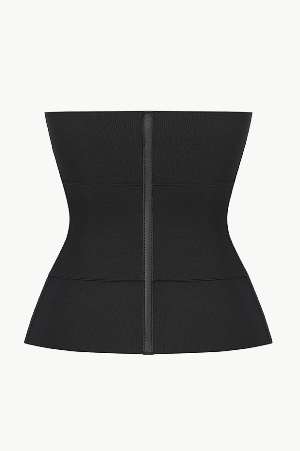 Adjustable 3-Strap Waist-Training Corset in solid color, showcasing its minimalist design and hook-and-eye closure.