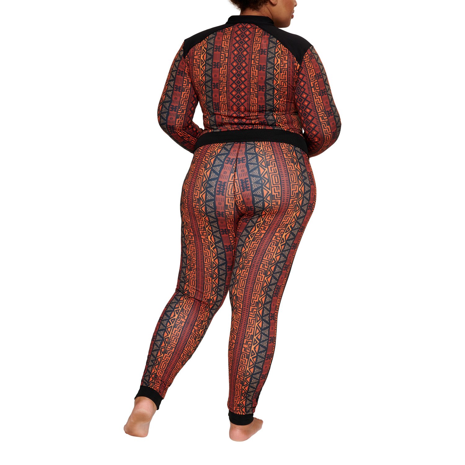 A stylish African Tracksuit featuring vibrant prints, designed for plus size and curvy women, showcasing comfort and elegance.