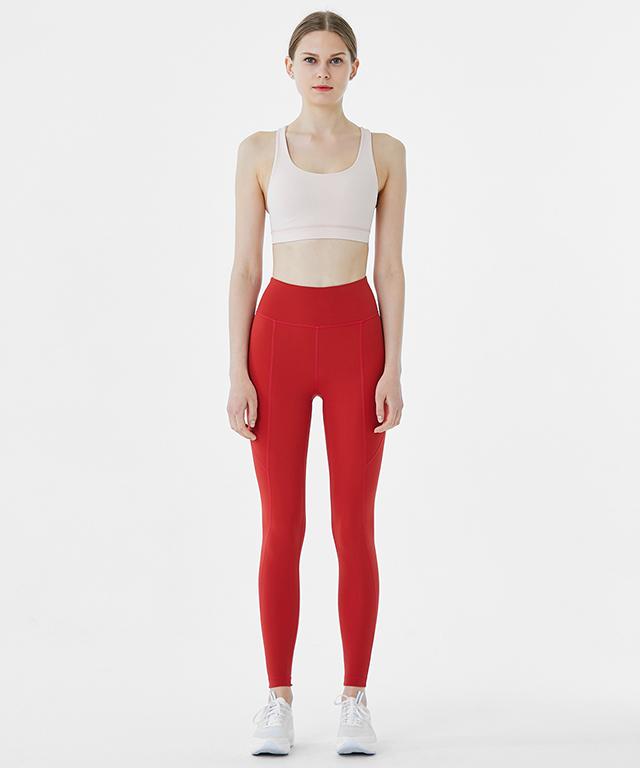 A pair of Air Light Leggings 24.5 in a stylish design, showcasing their lightweight and breathable fabric, perfect for summer activities.