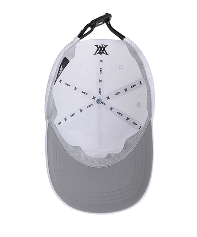 ANEW Golf Honeycomb 5 Angle Ball Cap featuring breathable mesh fabric and a stylish 5-angle design, perfect for summer activities.