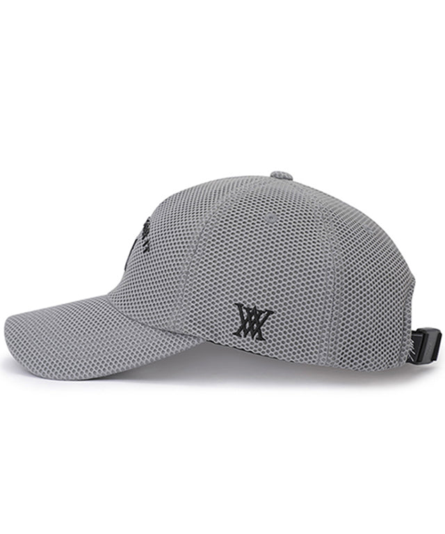 ANEW Golf Honeycomb 5 Angle Ball Cap featuring breathable mesh fabric and a stylish 5-angle design, perfect for summer activities.