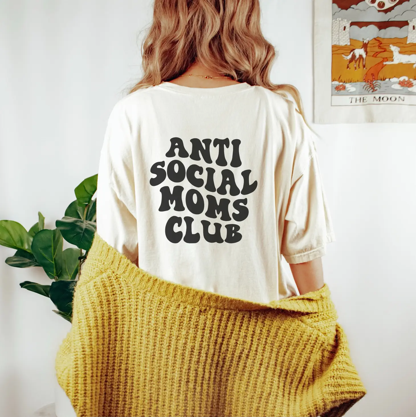 Antisocial Moms Club Tee featuring a stylish design, unisex fit, and high-quality print, perfect for casual wear.