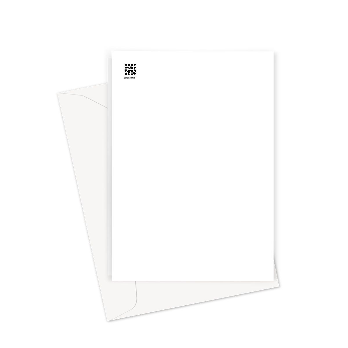 Art Deco Cruising Greeting Card on a white background, showcasing its elegant design and high-quality finish.