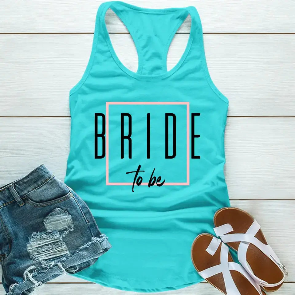 Bach Crew Bride To Be Party Bachelorette Tank Top in a stylish design, perfect for celebrations and casual outings.